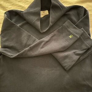 Dudley Stephens Navy Terry Turtleneck